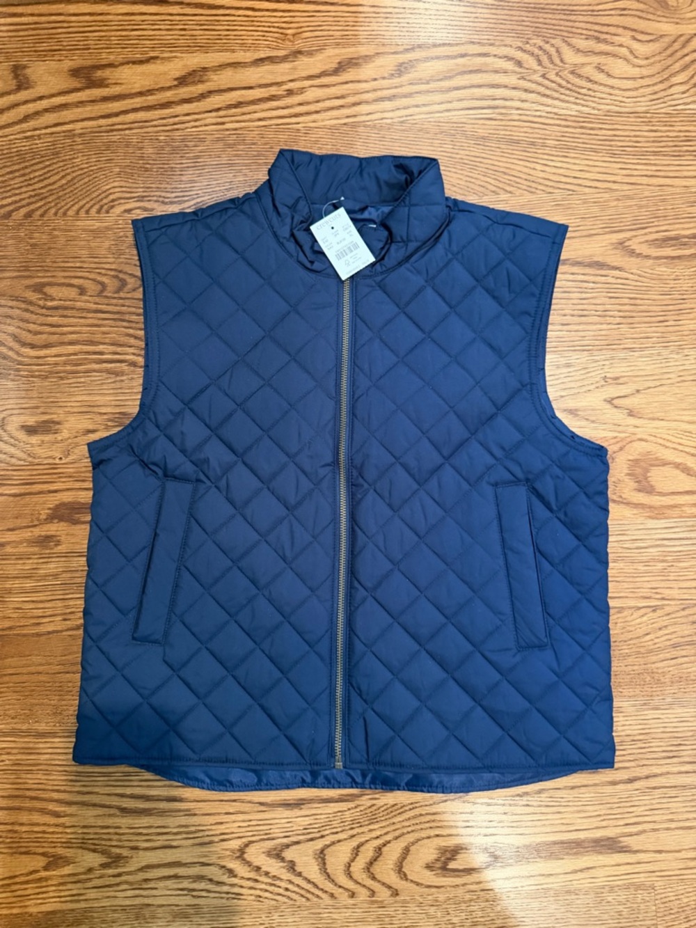 Crewcuts Quilted Navy Sleeveless Puffer Vest